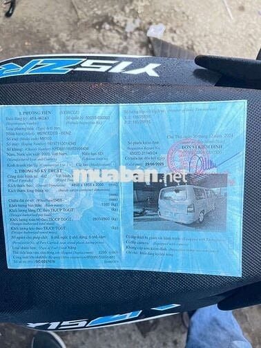 MB100 xe 9 chổ không niên hạng