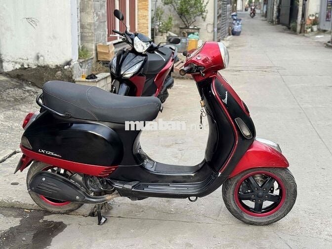 Piaggio Vespa LX 125 Fi Đỏ Đen Đã sử dụng