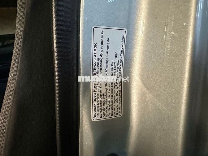 Toyota Hiace 2016 Xám bạc 91000 km