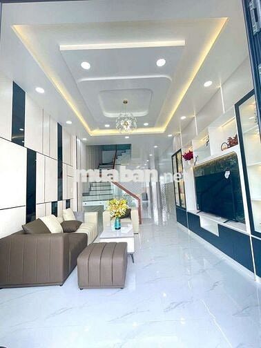 Bán nhà mặt tiền 1 trệt 1 lầu mạc đỉnh chi tặng nội thất cao cấp 😗