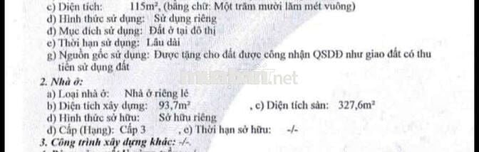 BÁN NHÀ (5.5×21M) HXH 1/ MỘT TRỤC GẦN MT, KHU TT GÒ VẤP NHIỀU TIỆN ÍCH