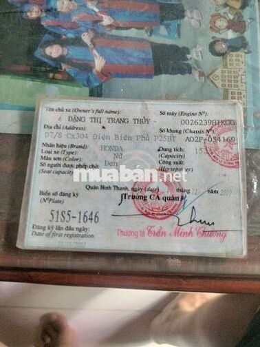 Cần bán chiếc@ giấy tờ đầy đủ