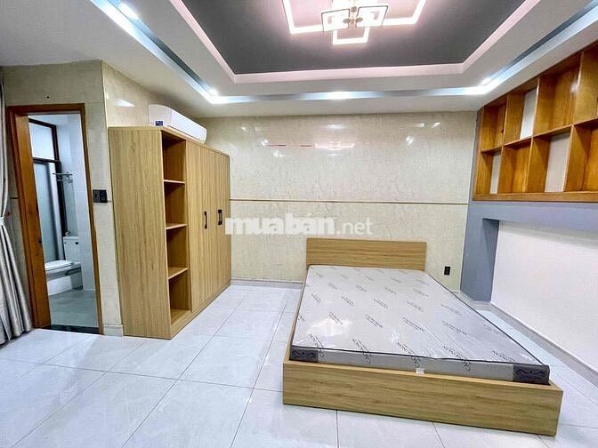 Phòng studio ban công thoáng, full nội thất mới 100%, máy giặt riêng