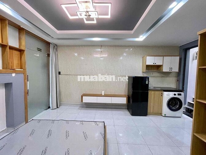 Phòng studio ban công thoáng, full nội thất mới 100%, máy giặt riêng