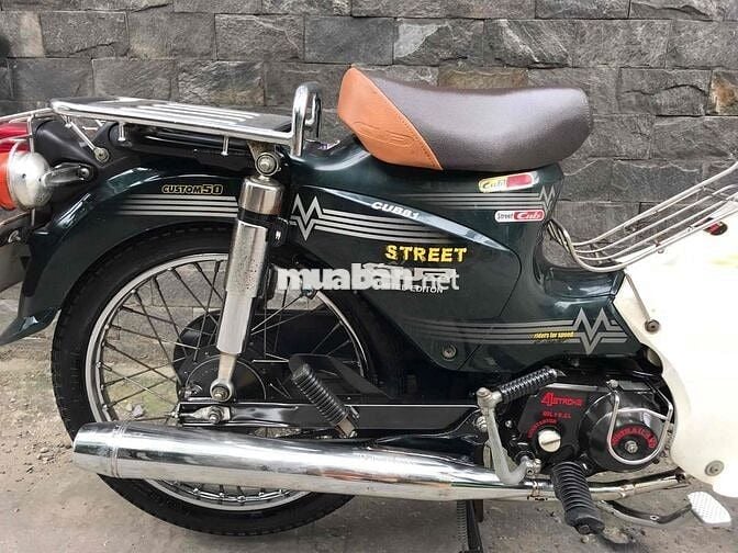 Honda Cub 50cc Xanh rêu, Trắng