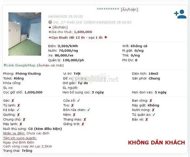 ✅Cho thuê phòng trọ ở quận Bình Chánh và trọ có khắp HCM.