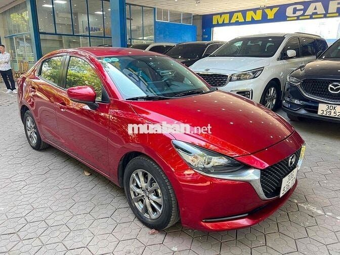Mazda 2 2021 1.5AT Đỏ - 40000 km 1 Chủ Nhập Thái
