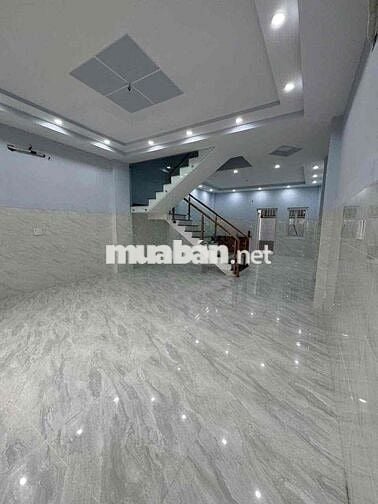 nhà 5m x 15m , đúc 4 tấm , đường Lê Văn Thọ , p15 . 18tr/ tháng