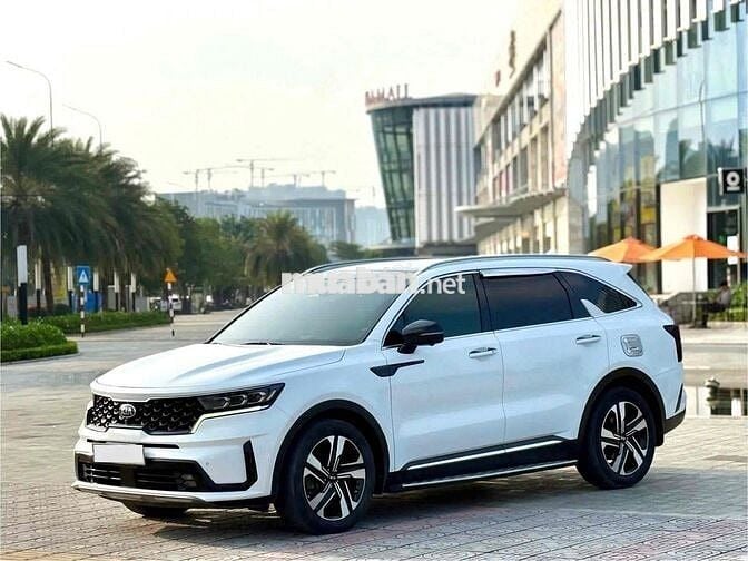 Kia Sorento 2021 2.5 AWD Trắng 80000 km