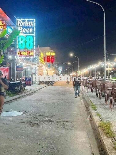 Nền mặt tiền Hồ Bún Xáng gần quán nhậu bờ kè 86