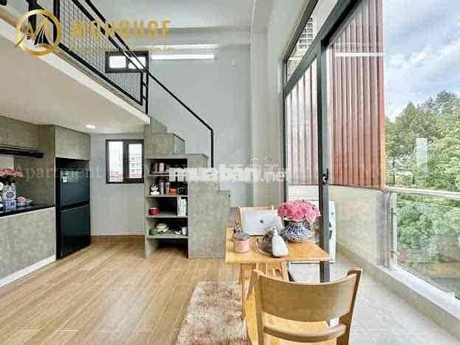 CHUNG CƯ MINI BAN CÔNG FULL NỘI THẤT NGAY VÒNG XOAY DÂN CHỦ