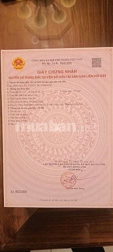  Cần gấp Bán đất có sẵn nhà ở 3 tầng 