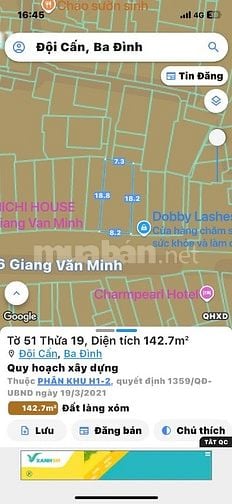 Bán Nhà Phố Giang Văn Minh- Trung Tâm Ba Đình 145m2 Mt8.3m Đg hè 30m.
