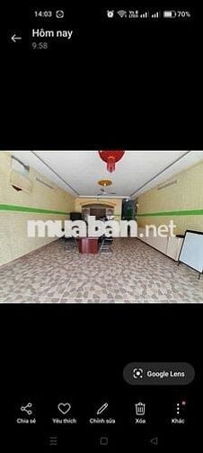 Cho thuê nhà sân rộng 50m2 mặt tiền Trương Văn Vĩnh