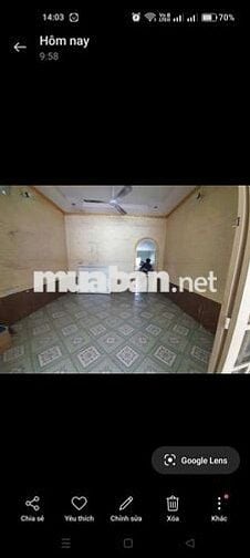 Cho thuê nhà sân rộng 50m2 mặt tiền Trương Văn Vĩnh