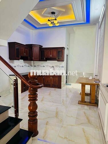 Nhà 3 Lầu 4pn 4wc đường tx25 khu dân cư full nội thất