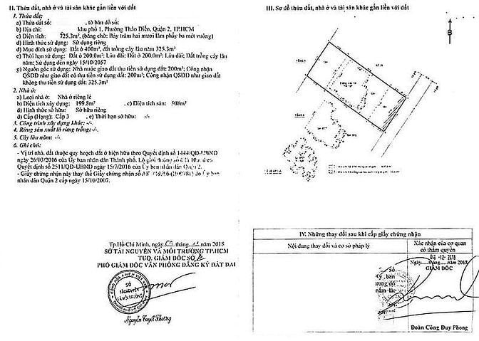 Bán biệt thự Thảo Điền, đường Trần Ngọc Diện, 725m2t, 3 tầng, 150 tỷ