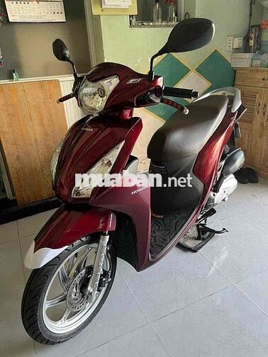 Honda Vision đời 2020 màu đỏ khoá Mickey số TPHCM