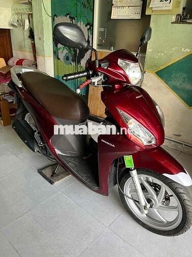 Honda Vision đời 2020 màu đỏ khoá Mickey số TPHCM