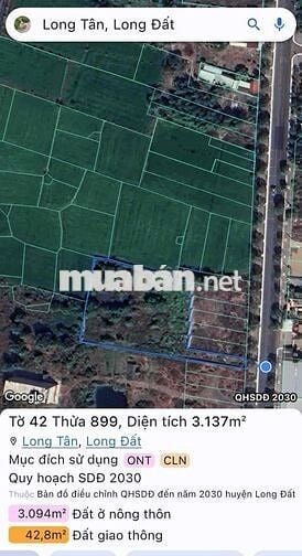 MẶT TIỀN TỈNH LỘ 52 - XÃ ĐẤT ĐỎ - GẦN COFFEE GLAMPING BÒN BON