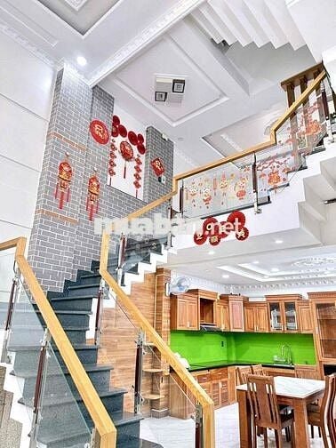 NHÀ ĐẸP FULL NỘI THẤT GIÁ RẺ 4PN3WC 5 TẦNG ĐS 59 GÒ VẤP