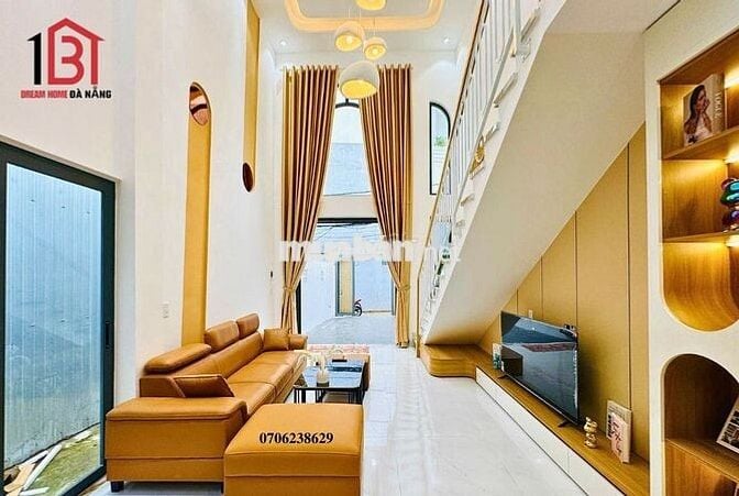 🔴🆘 Nhà Quận Cẩm Lệ 🆘 DT 100m 3pn  kiệt ô tô đường Tôn Đản