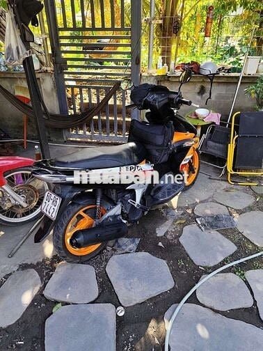 Honda Air Blade 2009 Đen-đỏ-cam-xanh