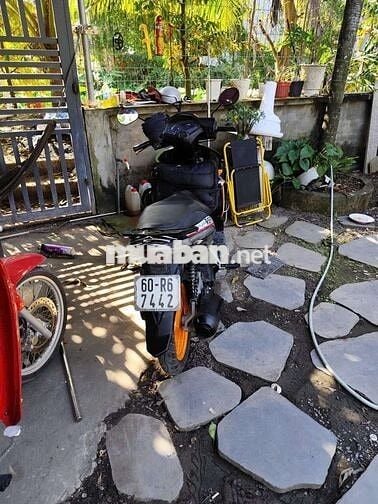 Honda Air Blade 2009 Đen-đỏ-cam-xanh