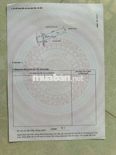 Bán nhà Chánh Mỹ gàn chợ đúng 200m nhựa5m thông vị trí ok. 5x26 i hinh