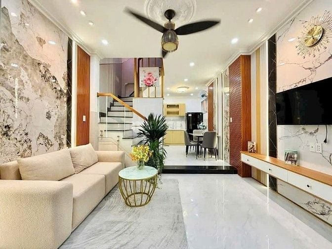 Siêu phẩm nhà đẹp 64m² đường Trần Thị Hè, Hiệp Thành, Q12. Xây 3 tầng