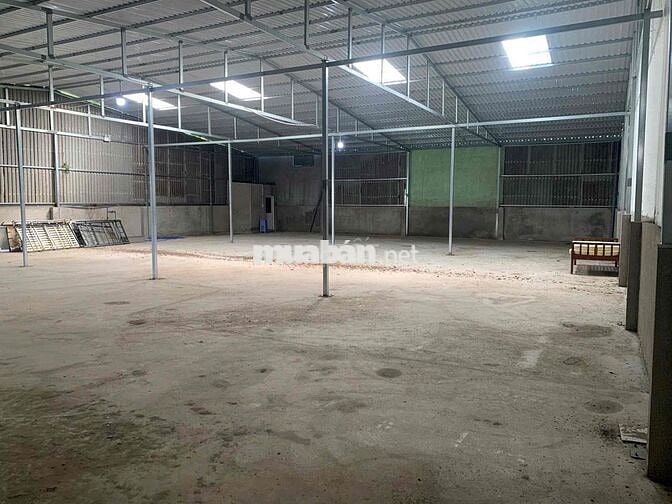 cho thuê kho siêu rộng ngang 18x24 KDC Ngân Thuận