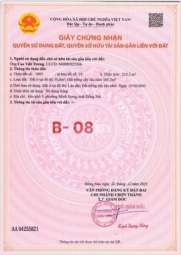 Chính chủ cần bán gấp lô đất giữa lòng KCN Minh Hưng 3 sổ sẵn giá ngộp