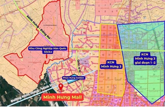 Chính chủ cần bán gấp lô đất giữa lòng KCN Minh Hưng 3 sổ sẵn giá ngộp