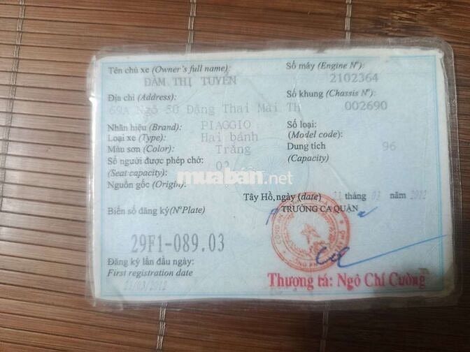 Piaggio 100 zip việt