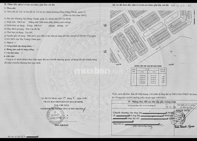 Bán đất nền tại KDC An Sương, 9,95 tỷ, 100m2, Quận 12, TP.HCM