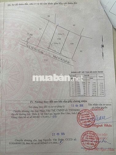 Bán đất103m² giá 1tỷ6 đường Đỗ Văn Dậy gần Chợ Hóc Môn Ngã Tư Tân Hiệp