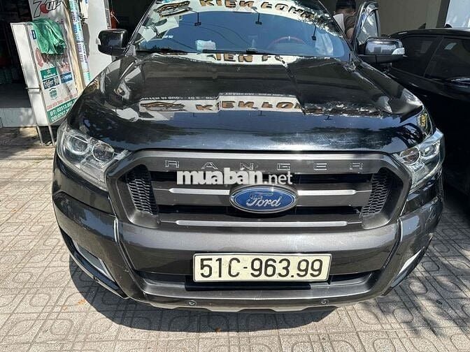 Ford Ranger 2017 Witrack 3.2 100.000 km Đen