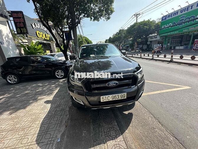Ford Ranger 2017 Witrack 3.2 100.000 km Đen