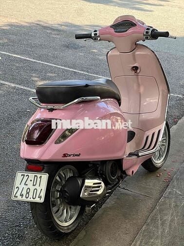 Vespa Sprint hồng cu te