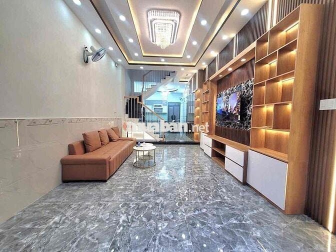 cho thuê nhà 162 nguyễn duy cung (4x15) 3 làu , 4pn , 5wc full nt