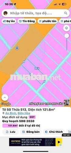 Chính Chủ cần bán lô đất 120m2, hẻm lớn 10m, gần đ 17A, KCN Biên Hòa 2