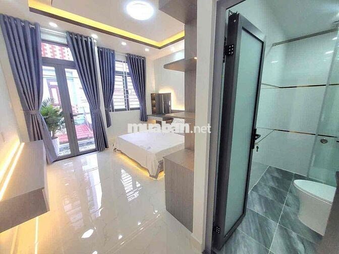 cho thuê nhà 162 nguyễn duy cung (4x15) 3 làu , 4pn , 5wc full nt