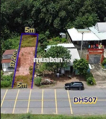 Nhượng 1 lô vuông vứt ngang 5m mt đường huyện Sát bên Ấp Văn Hoá