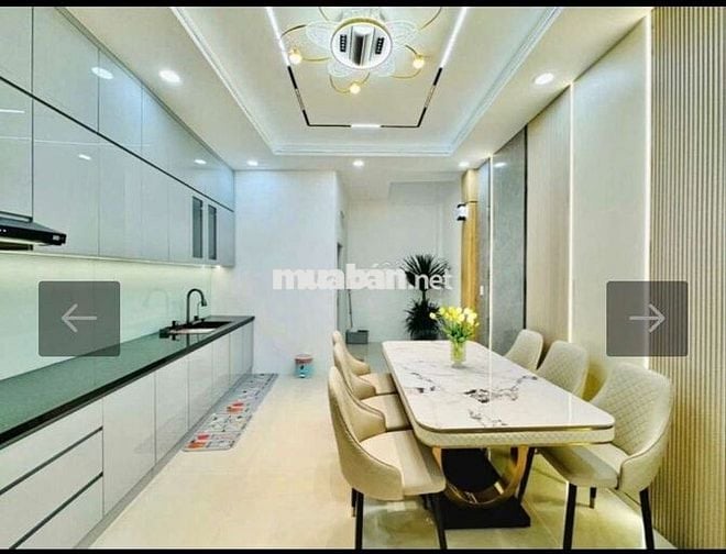 65M² 4Tầng BTCT Full Nội Thất -Hẻm Xe Hơi 4M - Gần CV Làng Hoa Gò Vấp