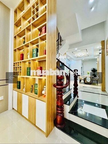 65M² 4Tầng BTCT Full Nội Thất -Hẻm Xe Hơi 4M - Gần CV Làng Hoa Gò Vấp