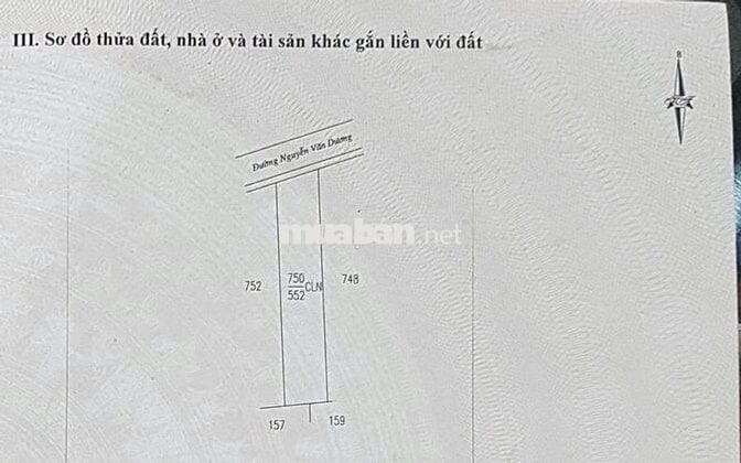 ĐÂT FULL THỔ 552M2 MT NGUYỄN VĂN DƯƠNG, TT ĐỨC HÒA