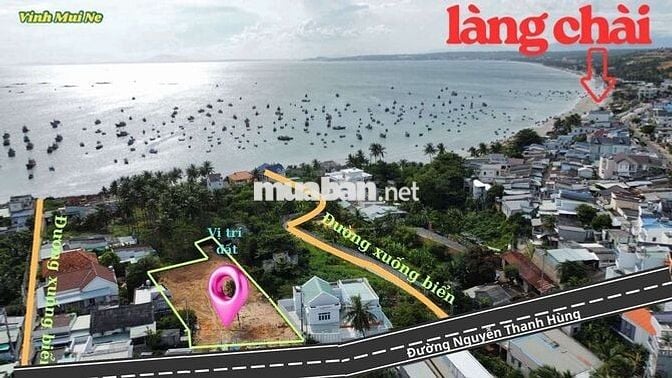 BÁN ĐẤT BIỂN MŨI NÉ – VỊ TRÍ SÁT LÀNG CHÀI MŨI NÉ.