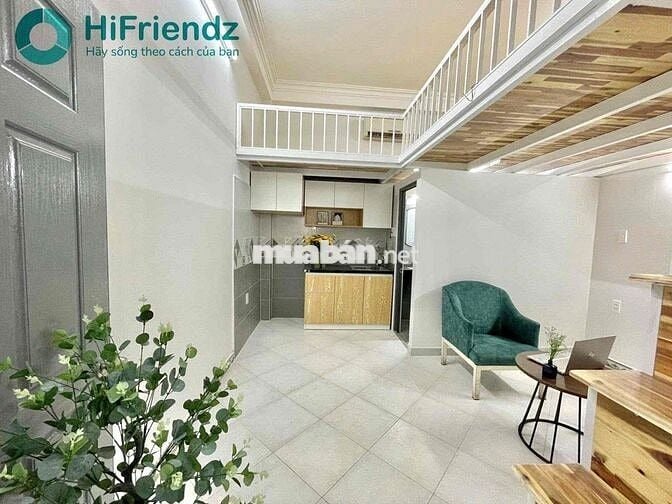 CĂN HỘ MINI CÓ GÁC FULL NỘI THẤT NGAY SÁT CÔNG VIÊN LÀNG HOA GÒ VẤP