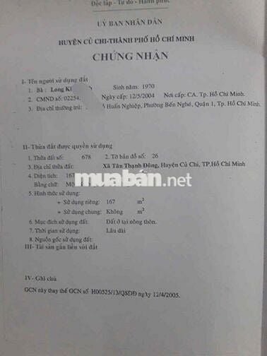 Bán Đất Tặng Kho Nằm Trong Khu Dân Cư Hiện Hữu