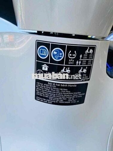 Honda SH125CBS 2025 Trắng 1000 km